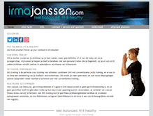 Tablet Screenshot of irmajanssen.com